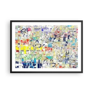 Plagát v čiernom ráme - Proste poteší oči - 70x50 cm