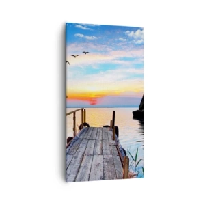 Obraz na plátne - Dobrý večer - 55x100 cm