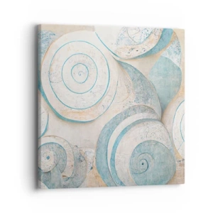 Obraz na plátne - Čo skrýva mušľa? - 40x40 cm