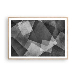 Plagát v ráme zo svetlého duba - Odveký symbol trvalosti a poriadku - 100x70 cm