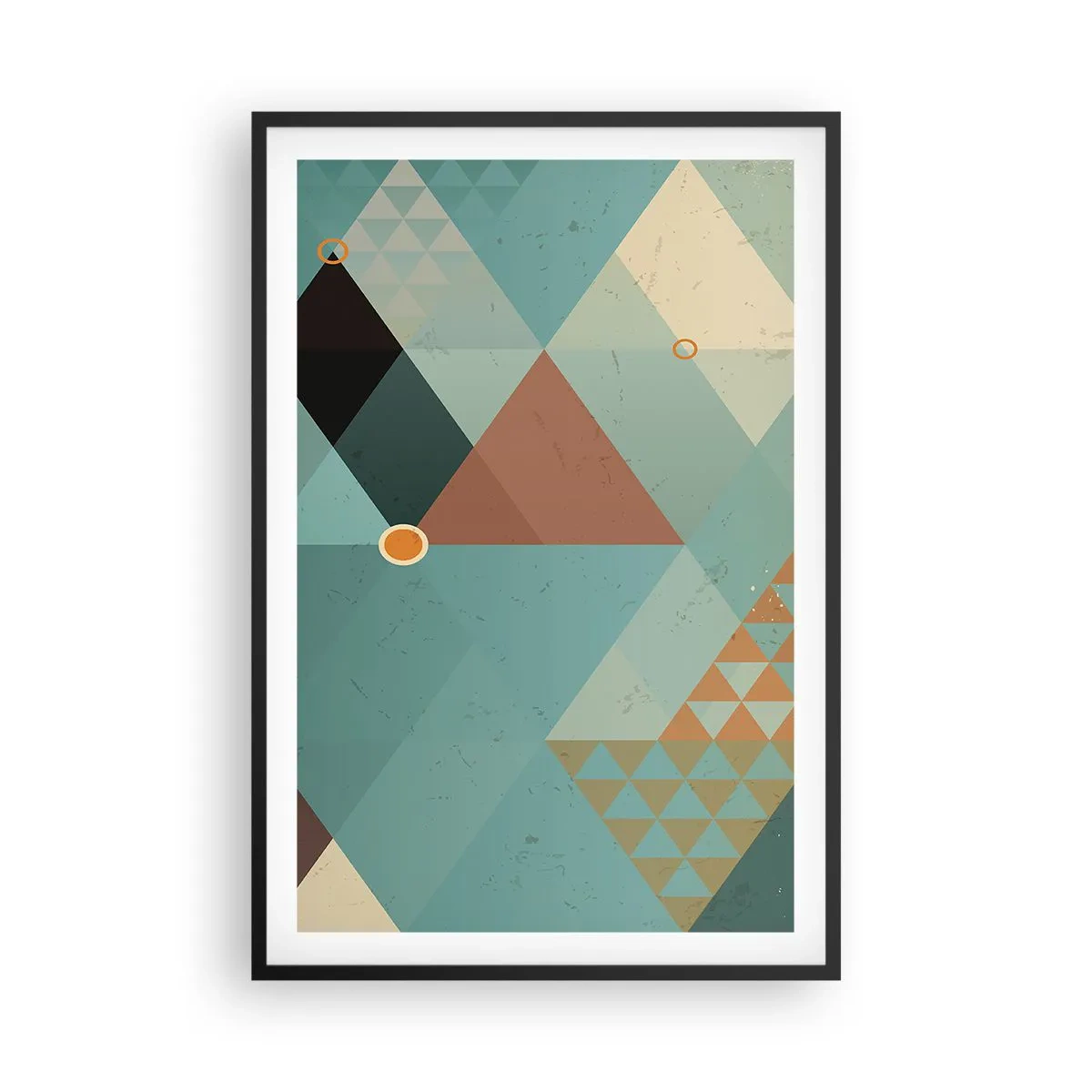 Plagát v čiernom ráme - Jednota mnohosti, mnohosť jednoty - 61x91 cm