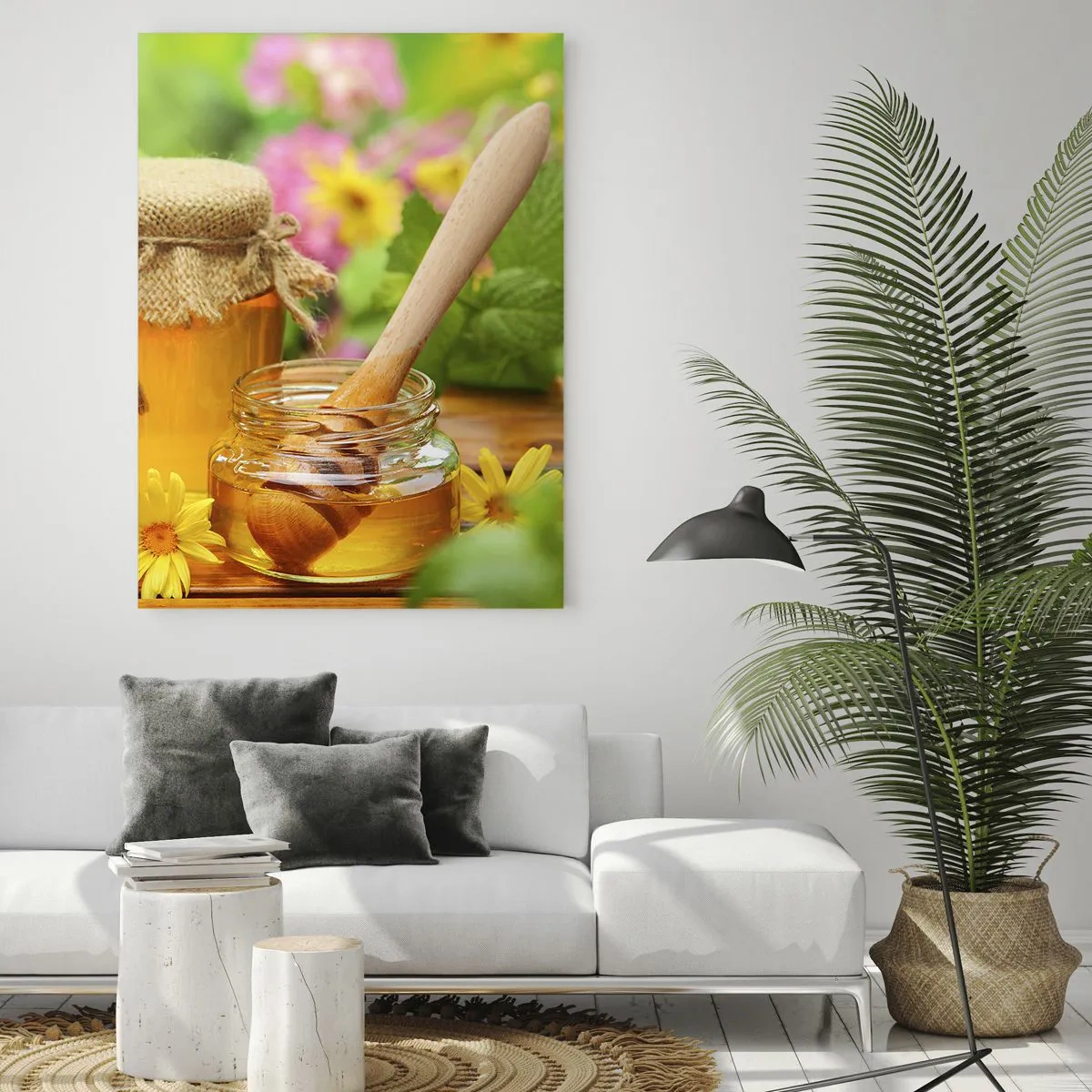 Obraz na skle - Sladko a kvetinovo - 70x100 cm