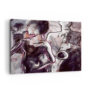 Obraz na plátne - Rozplynúť sa v hudbe - 100x70 cm