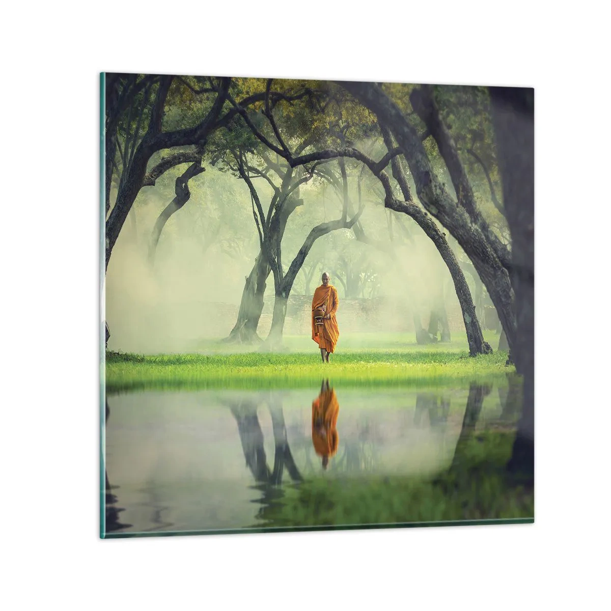 Obraz na skle - Na ceste k osvieteniu - 70x70 cm