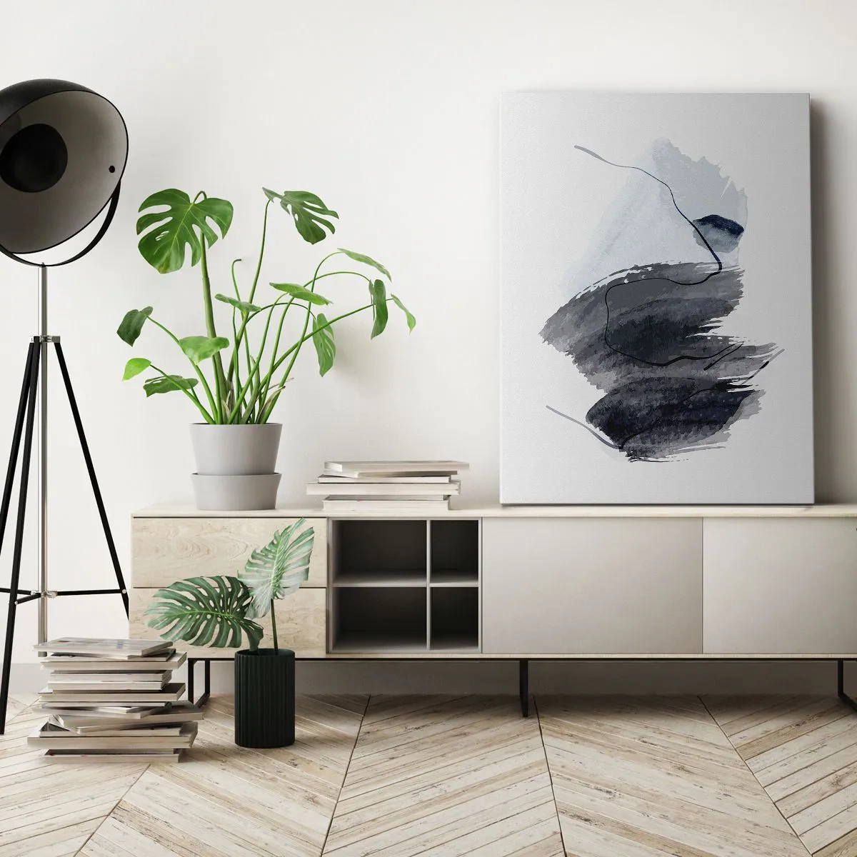 Obraz na plátne - Intenzita a pohyb - 45x80 cm