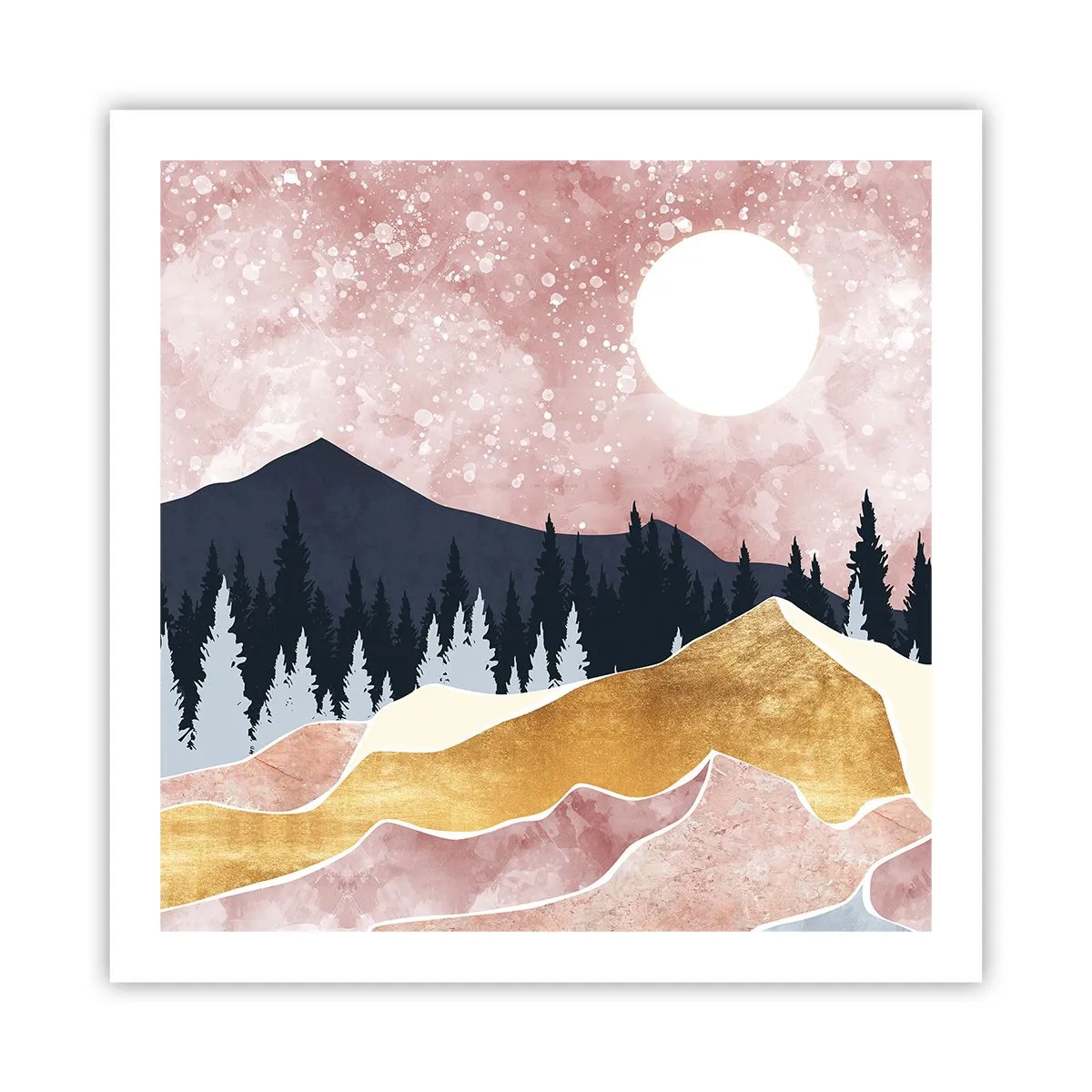 Plagát - Nočná hliadka - 60x60 cm