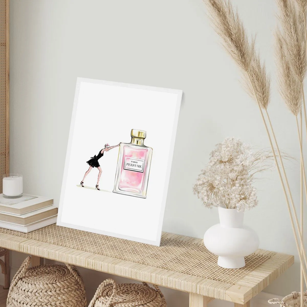 Plagát v bielom ráme - Podstata ženskosti - 50x70 cm