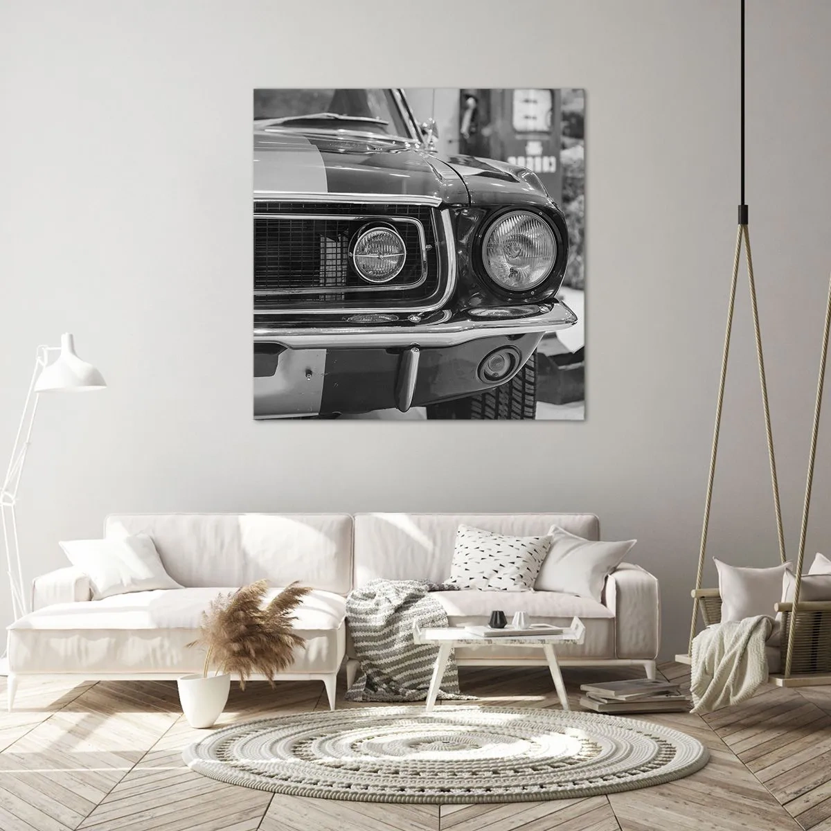 Obraz na plátne - Divoká jazda - 40x40 cm