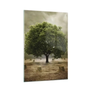 Obraz na skle - Celá nádej - 70x100 cm