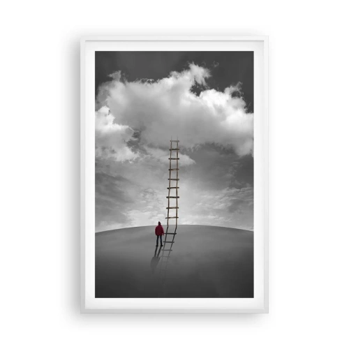 Plagát v bielom ráme - Všetko je možné - 61x91 cm