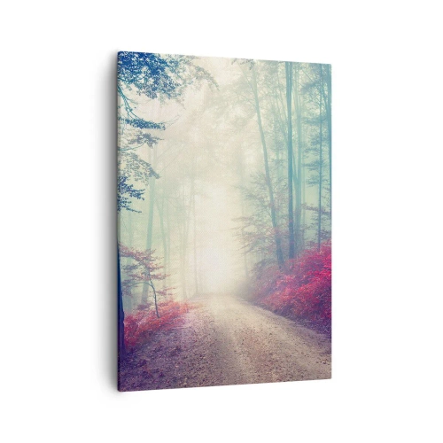 Obraz na plátne - Je dobre vstať s východom slnka - 50x70 cm