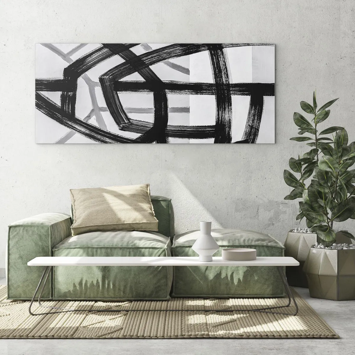 Obraz na skle - Hĺbka - 100x40 cm
