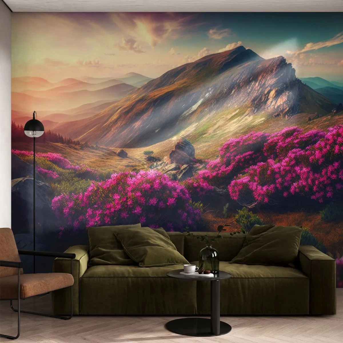 Fototapeta Premium Canvas - Leto na horách - Krajina, Príroda, hory - 400x280 cm