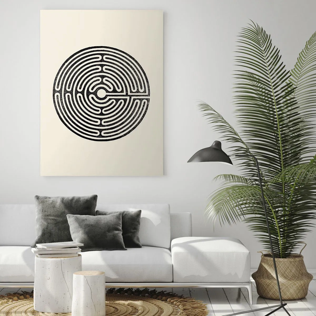 Obraz na skle - Tajomný poriadok - 80x120 cm