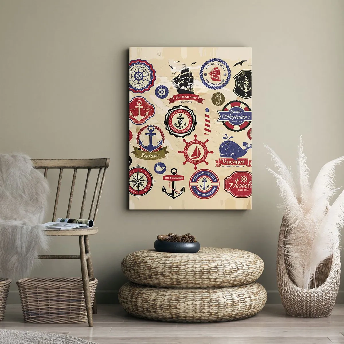 Obraz na plátne - Námornícke bratstvo - 70x100 cm