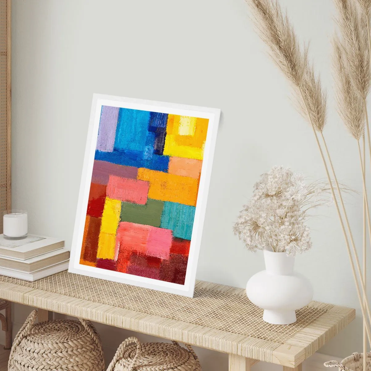 Plagát v bielom ráme - Každý iný, všetky farebné - 61x91 cm