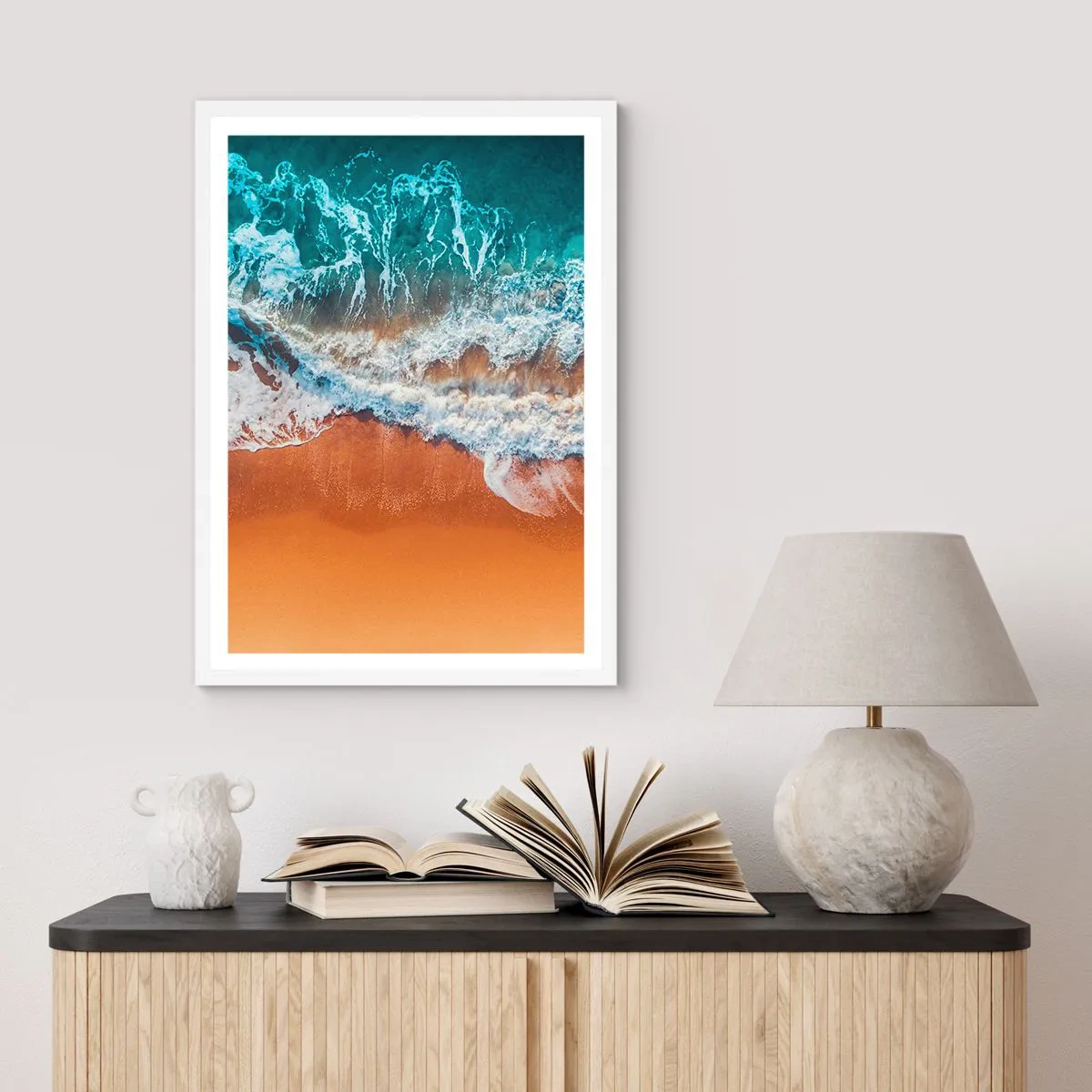 Plagát v bielom ráme - Vždy pár - 70x100 cm