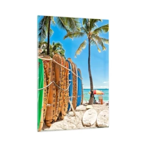 Obraz na skle - Slnečná zábava - 80x120 cm