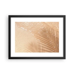 Plagát v čiernom ráme - Tieň horúceho leta - 40x30 cm