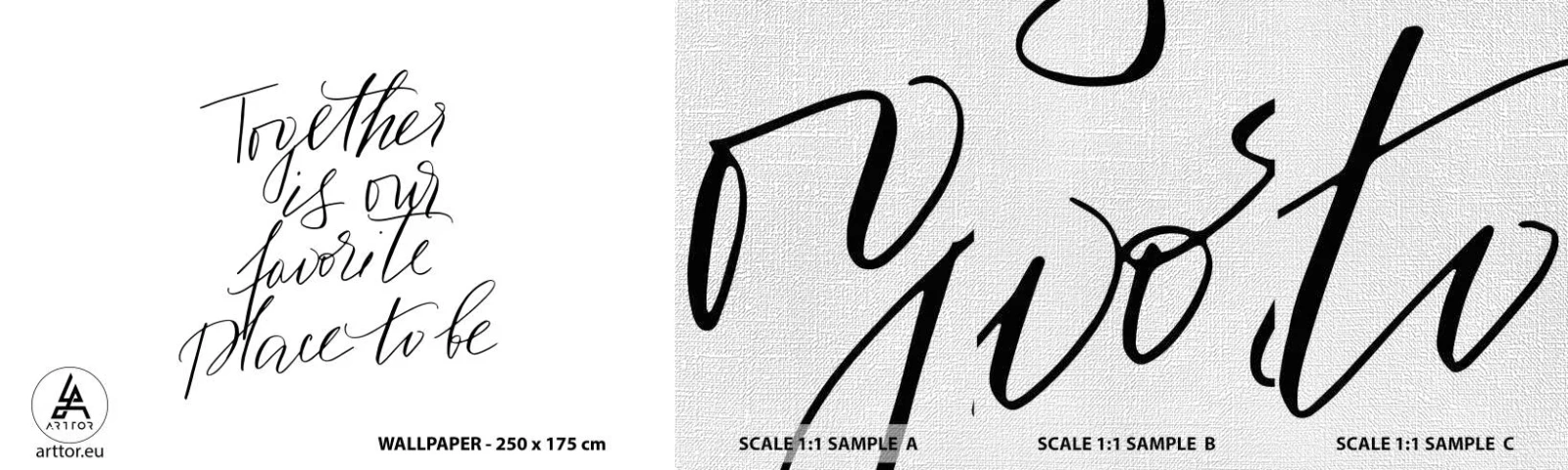 Vzorka fototapety Premium Canvas - Cítite to tiež? - Typografia, Afirmácia, Maxim - 100x30 cm