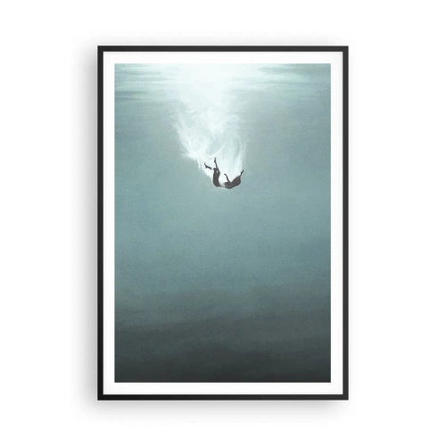 Plagát v čiernom ráme - V objatí oceánu - 70x100 cm