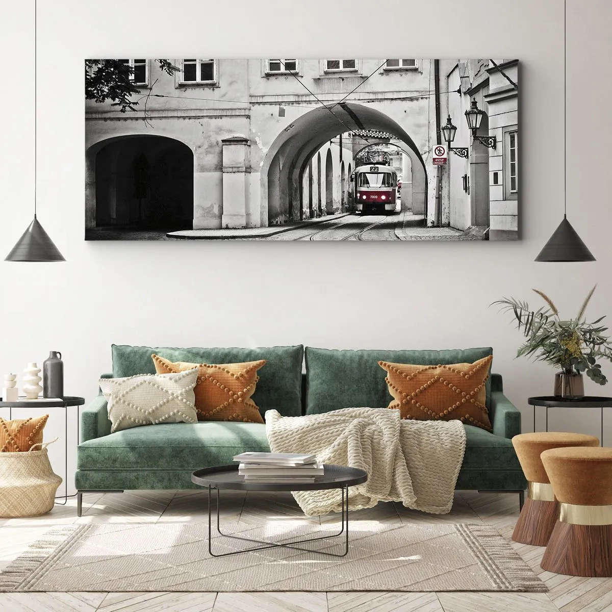 Obraz na plátne - Mestským labyrintom - 100x40 cm