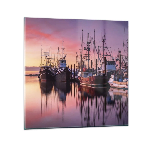 Obraz na skle - Pred ďalším dňom - 30x30 cm