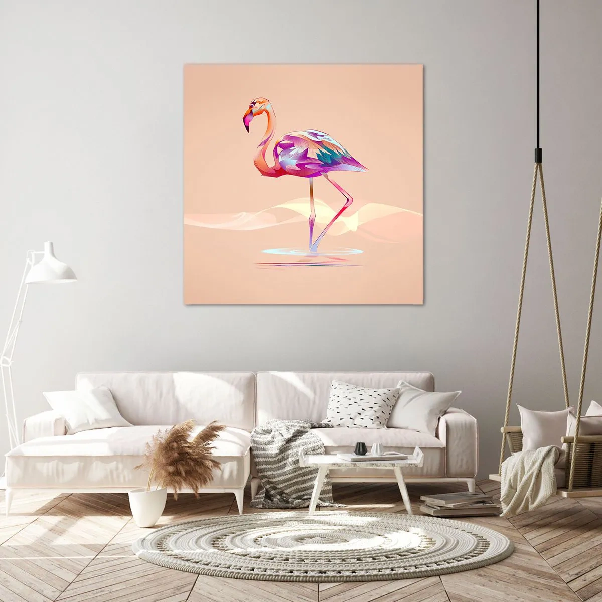 Obraz na plátne - Vták dobrých emócií - 40x40 cm