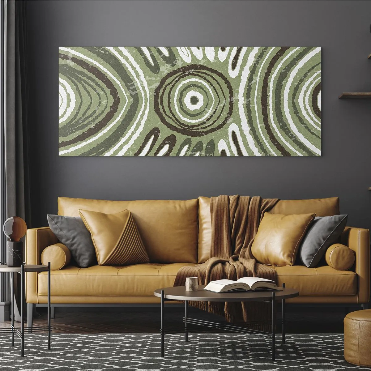 Obraz na skle - Explózia emócií - 100x40 cm
