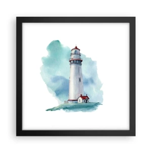 Plagát v čiernom ráme - Nežná sestra blankytu - 30x30 cm