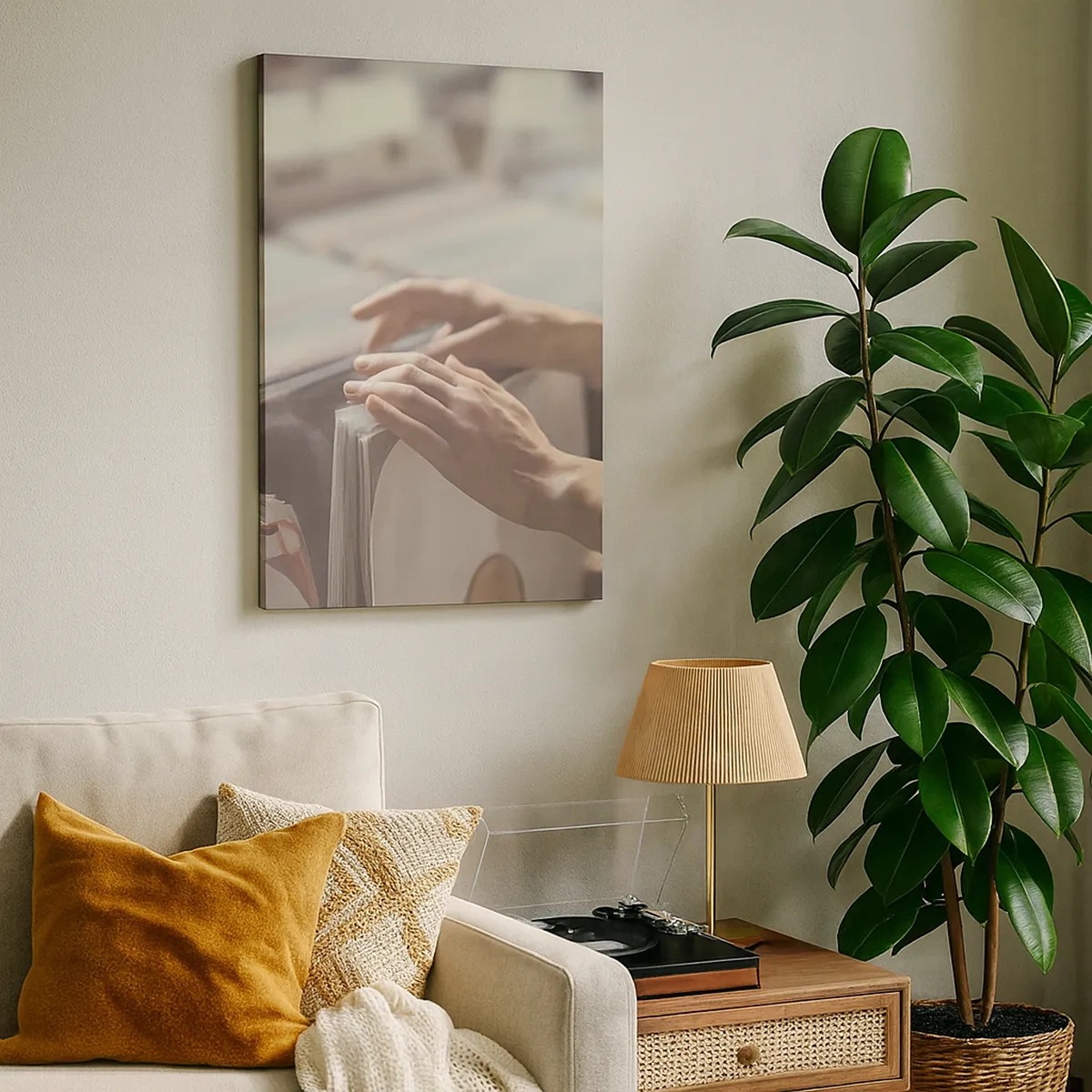 Obraz na plátne - Hľadanie emócií - 50x70 cm