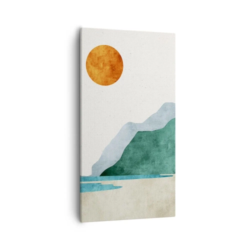 Obraz na plátne - Jednoducho ideálna krajina - 55x100 cm