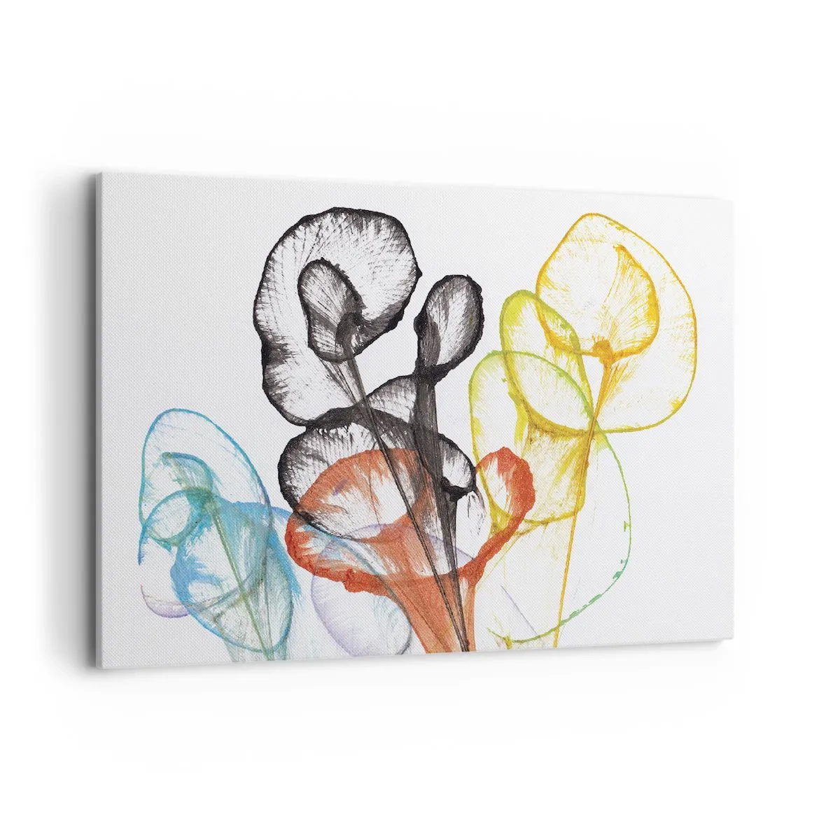 Obraz na plátne - Kvety s dušou - 120x80 cm