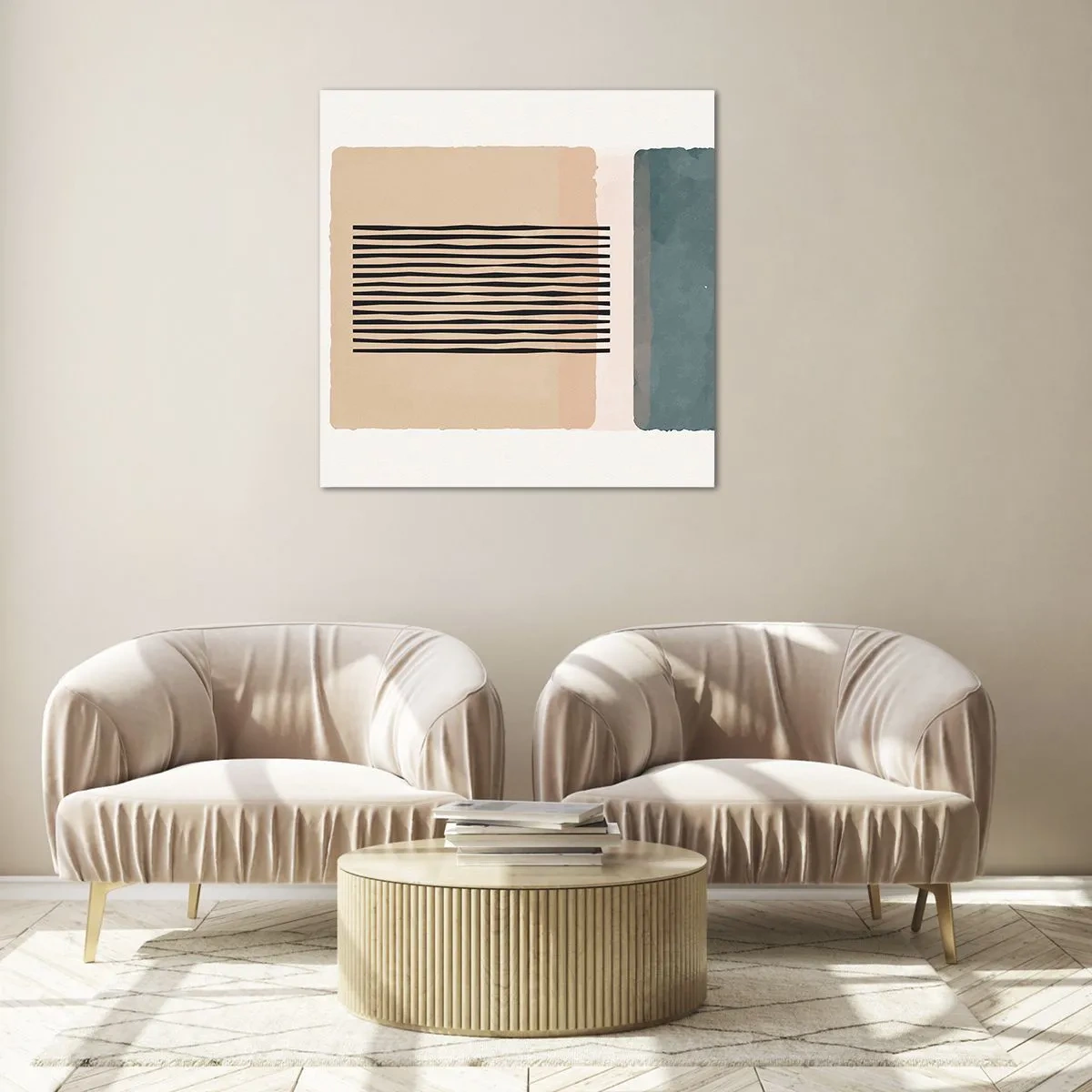 Obraz na skle - Všetko v poriadku - 70x70 cm