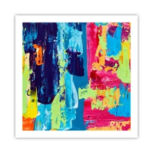 Plagát - Život je krásny! - 60x60 cm