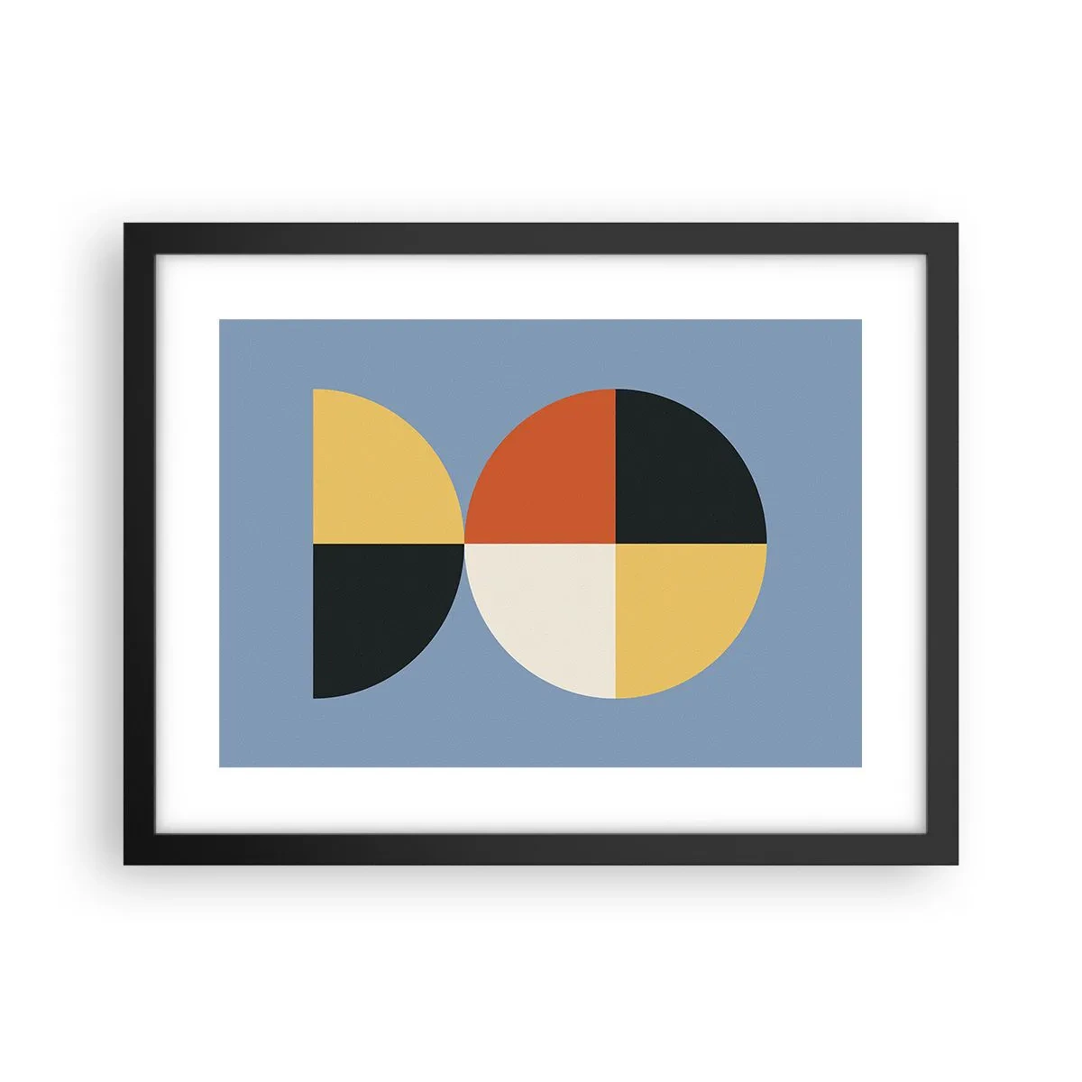 Plagát v čiernom ráme - Pozri a počítaj - 40x30 cm