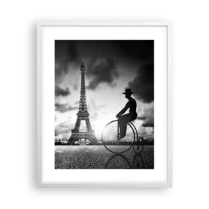 Plagát v bielom ráme - Túžba po Belle Epoque - 40x50 cm