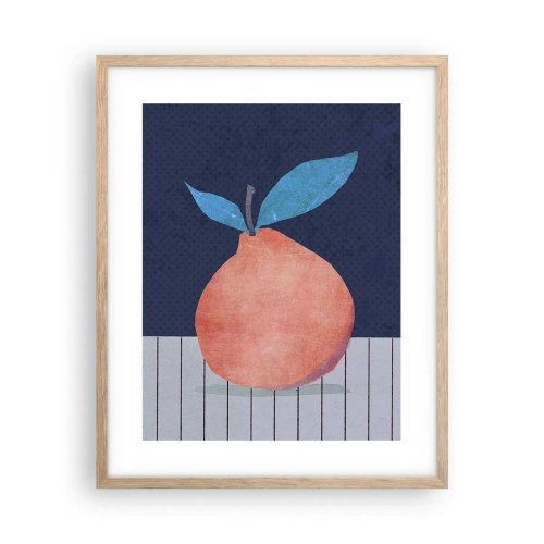 Plagát v ráme zo svetlého duba - Konvexita a rovina - 40x50 cm