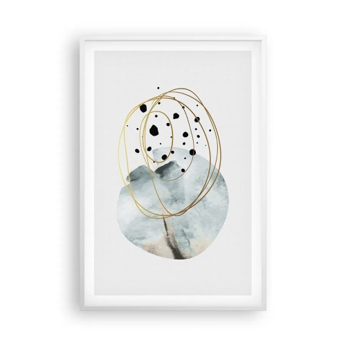 Plagát v bielom ráme - V objatí priestoru - 61x91 cm