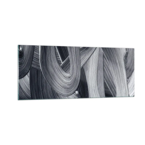 Obraz na skle - Plynulosť reality - 100x40 cm