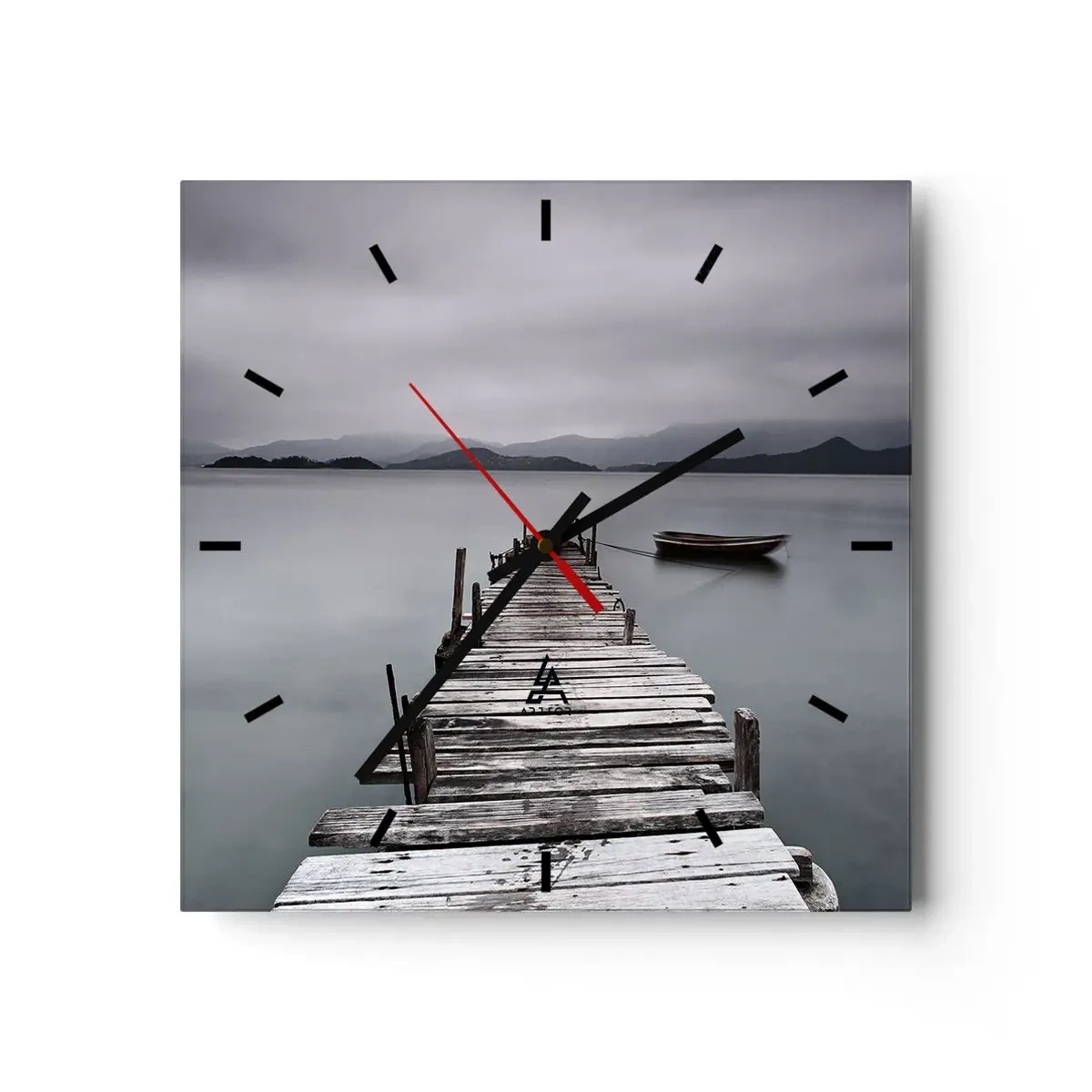 Nástenné hodiny - Zajtra môžeš vyraziť - 40x40 cm