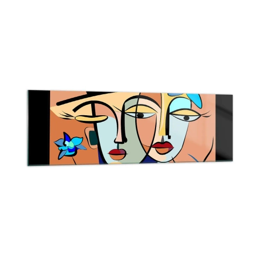 Obraz na skle - Picassovo randez vous - 160x50 cm