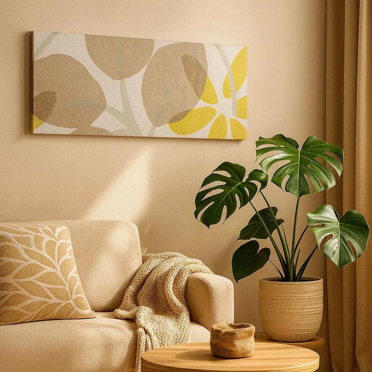 Obraz na plátne - Kompozícia v plnom slnku - 100x40 cm