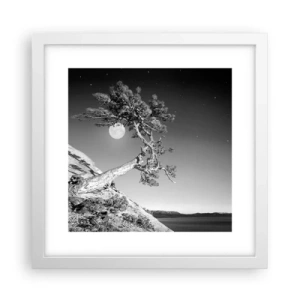 Plagát v bielom ráme - Víťazná bojovníčka - 30x30 cm