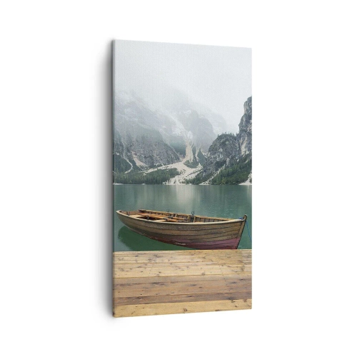 Obraz na plátne - „Hrdé skaly vpredu“ - 45x80 cm