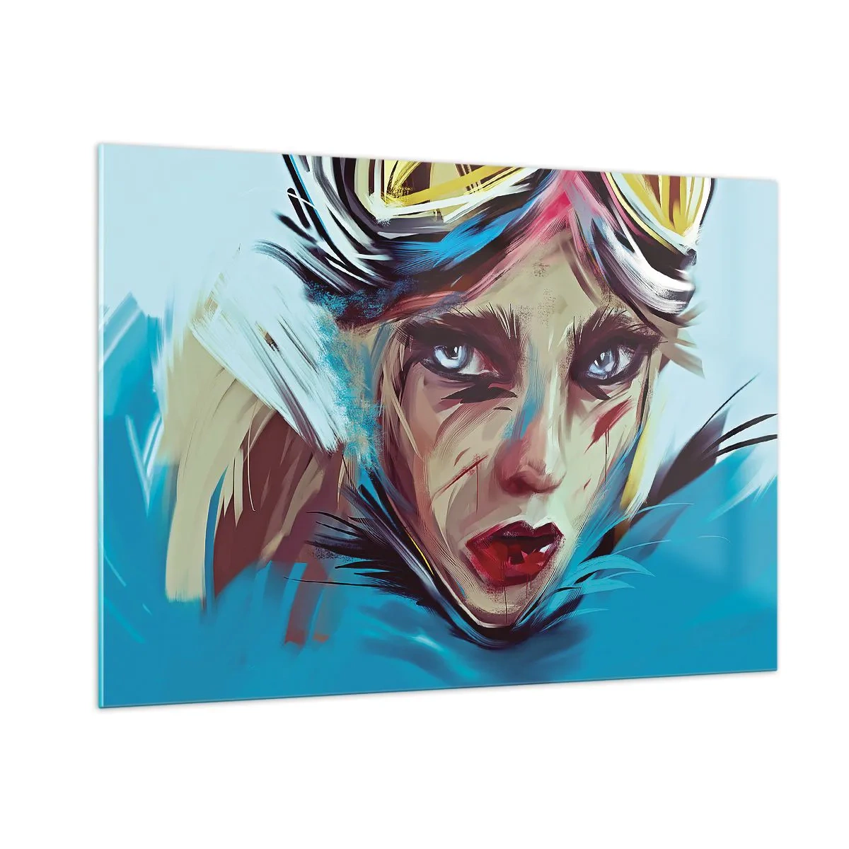 Obraz na skle - Silničná bojovníčka - 100x70 cm