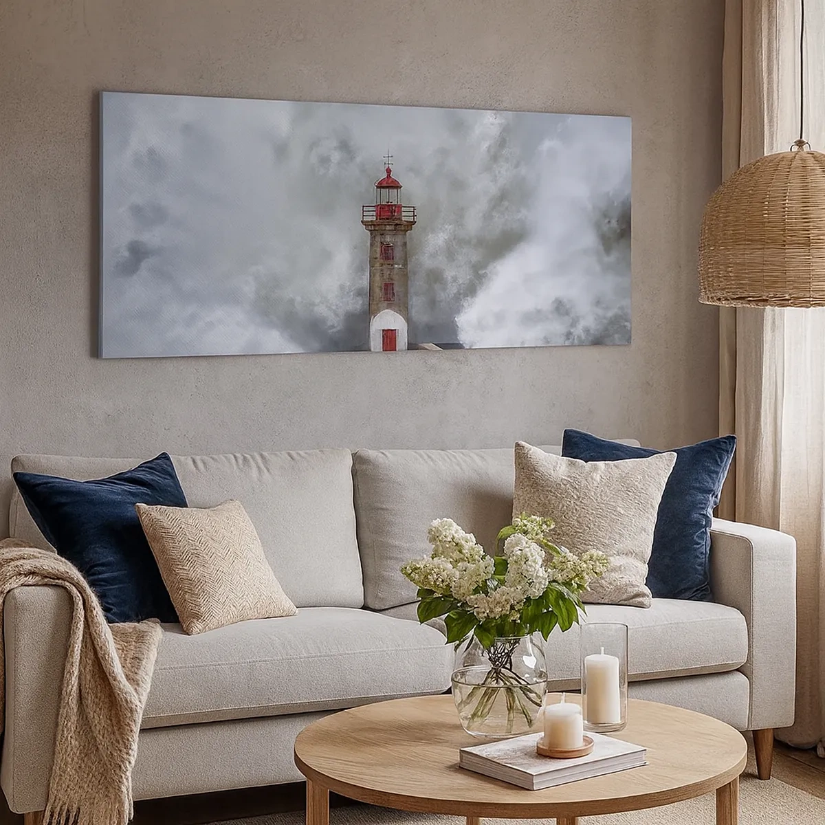 Obraz na plátne - Hukot vody, šum vetra - 30x30 cm