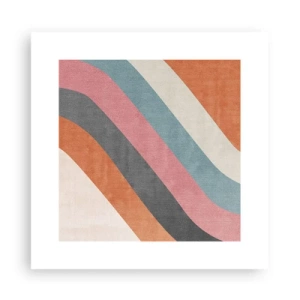 Plagát - Diagonálna kompozícia – pohyb - 30x30 cm