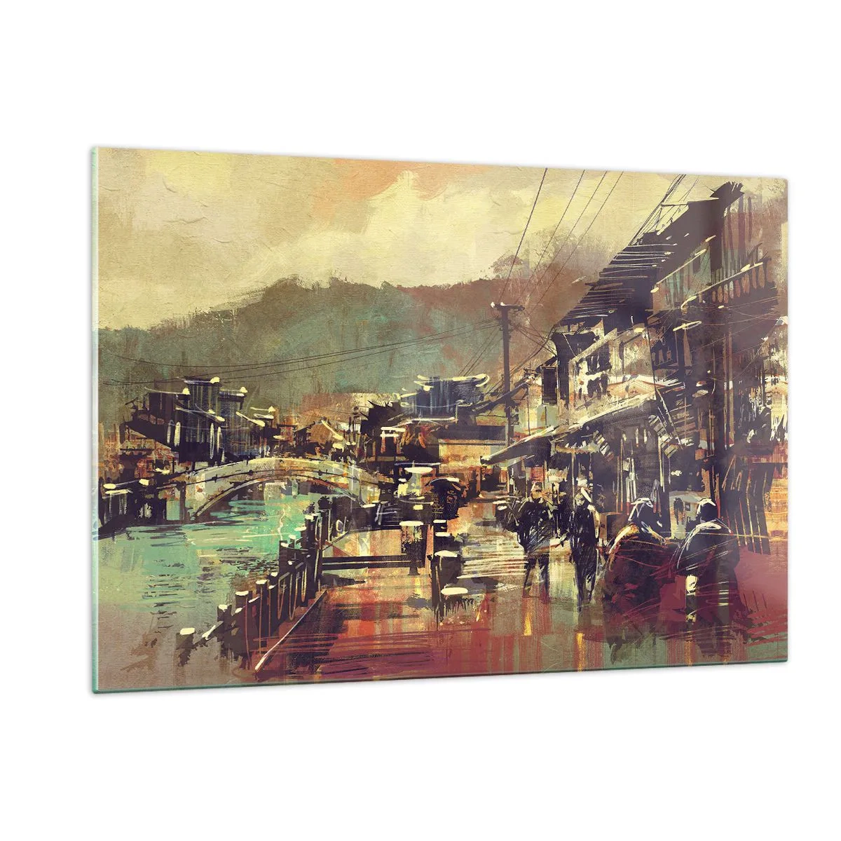 Obraz na skle - Život ako bohatstvo šedej - 120x80 cm