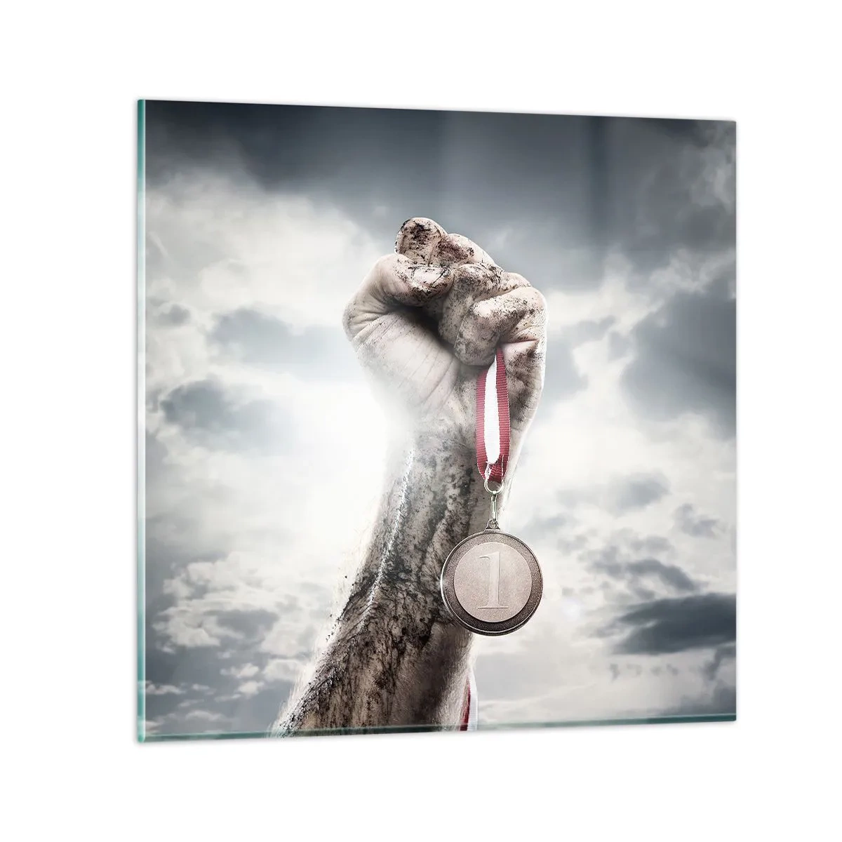 Obraz na skle - Per aspera ad astra - 60x60 cm